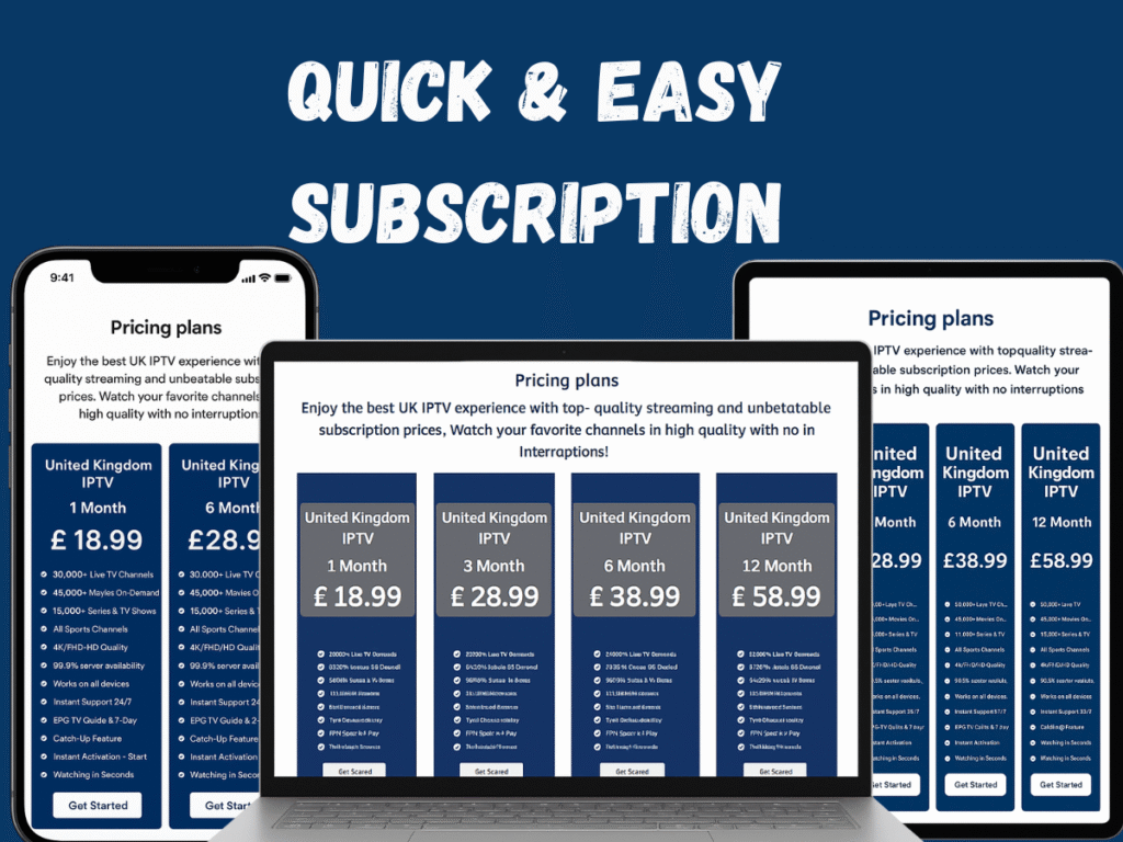 United kingdom IPTV Pricing